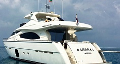 Аренда яхты Ferretti 881 Samara на Мальдивах